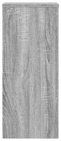 2 db szürke sonoma szerelt fa növénytartó állvány 30x30x70 cm