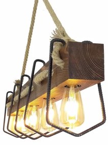 Csillár zsinóron DEMIR 5xE27/40W/230V