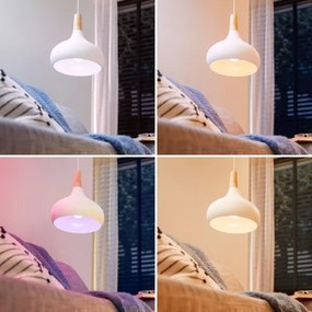 3 darabos szett RGB LED dimmelhető izzó Philips SMART C37 E14/4,9W/230V 2200-6500K