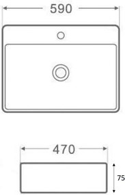 AREZZO design Houston 59x47 mosdótál AR-319