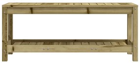 impregnált fenyőfa kerti pad 108 x 35 x 45 cm