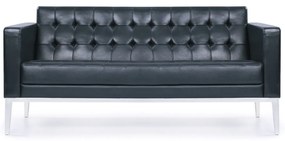 Bartolo kanapé, kétüléses, fekete