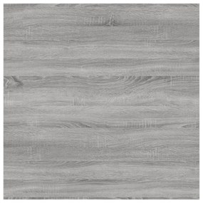 4 db szürke sonoma színű szerelt fa fali polc 40 x 50 x 1,5 cm