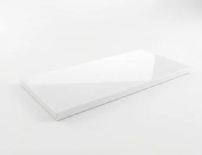 SAT Cube Way fedőlap 100x3,6x44,7 cm fehér fényes CUBE346KD10036BL