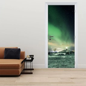 Fotótapéta ajtóra - Északi fény (95x205cm)