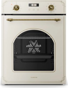 Klarstein Victoria beépített sütő 45 cm 49 l krémszín
