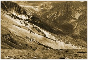 Poszterek 155x105 Tátra Lengyel hegyek Kilátás