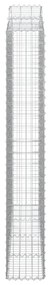 íves horganyzott vas gabion kosár 200x30x200/220 cm