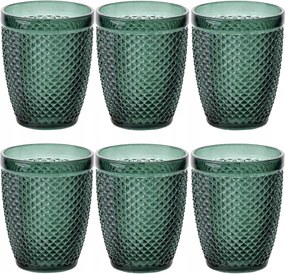 Vízpohár 260 ml alacsony Florina Alexis zöld 6 db-os szett