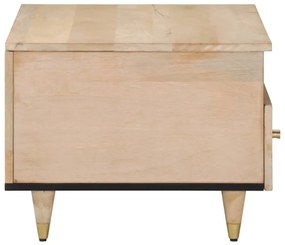 Tömör mangófa dohányzóasztal 80 x 54 x 40 cm