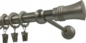 Fém Függönykarnis 19mm Szatén 320cm galvanizált