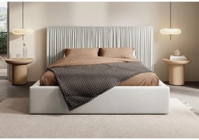 Franciaágy 140 cm Thala 140 (ágyráccsal) (tárolóhellyel) (gyöngy + fekete). Akció -15%. 1099737