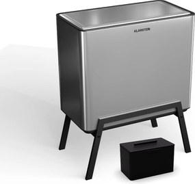 Klarstein Yuma, szemetes, 40 l, komposztálóval, lábakkal, szagszűrővel