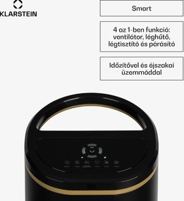 Klarstein IceWind Plus Smart 4 az 1-ben, léghűtő, ventilátor, párásító, légtisztító, app vezérléssel