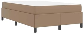 Ágykeret matraccal matracmal Cappuccino 120 x 190 cm Műbőr