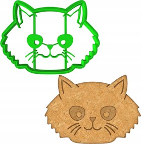 Forma Lyukasztó Sütemény- és Mézeskalácsvágó Halloween Cica Macska