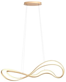 Redo 01-3598 - LED fényerőszabályozható kábeles csillár TEMPEST LED/58W/230V aranyszínű