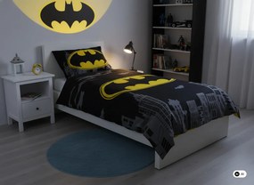 Batman The Emblem ágyneműhuzat 140×200cm, 70x90 cm