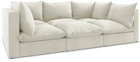 Bézs kanapé 255 cm Manao – Makamii