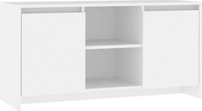 vidaXL fehér szerelt fa TV-szekrény 102 x 37,5 x 52,5 cm