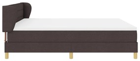 Boxspring Ágy Matrac Káprázatos Barna Színben, 180x200 cm, Textil