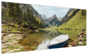 Kép - Seealpsee, svájci tó (120x50 cm)