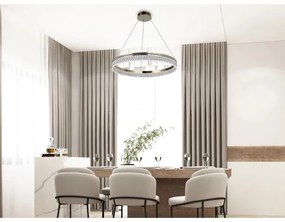 LED fényerőszabályozható kristálycsillár kábelen THALIA LED/55W/230V 3000-6000K + távirányító