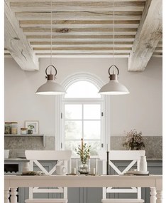 Lámpa Mennyezeti lámpatest MEES,2332,AC220-240V,50/60Hz,1*E27,IP20,átmérő 30cm,egyes,fehér