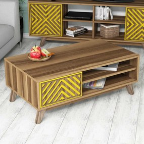 Inci - Walnut, Yellow