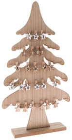 Fa adventi naptár Fafa, barna, 26,5 x 47,2 cm