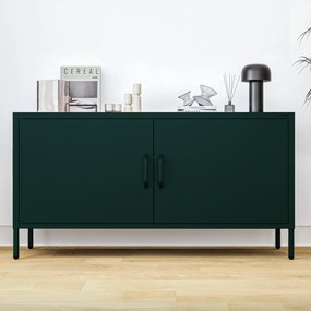 TV-szekrény lábakon ROSA, 1150 x 595 x 400 mm, Modern: palack zöld szín