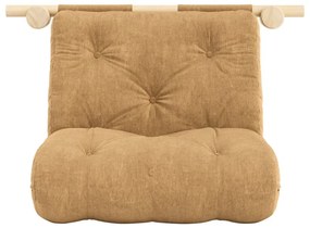 Világosbarna kordbársony fotel Hooked – Karup Design