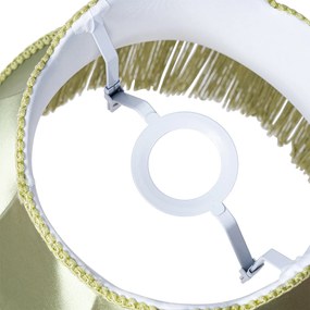 Szövet lámpabúra zöld 30 cm - Granny