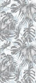 Matrica Fotótapéta Pálma levelek Monokróm Boho Trópusok Természet 91x211