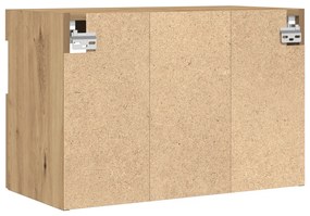 LED világítással rendelkező TV faliszekrények 2 db Artisan tölgy 60x30x40 cm