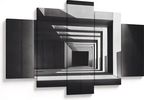 Kép - Négyzet alakú alagút (150x105 cm)