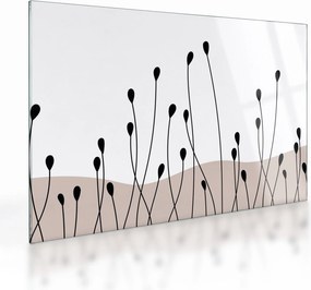 Üveg kép - Grafikus rét N⁰1 (70x50 cm)