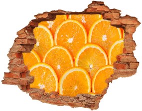 Fali matrica lyuk a falban Narancs szeletek nd-c-82047146