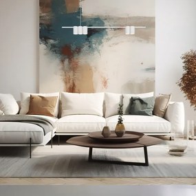 Csillár zsinóron GENESIS 5xGU10/8W/230V fehér