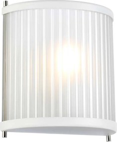Elstead modern fali lámpa corona fehér nikkel elsdl-corona1-wpn