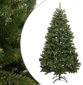 zöld csuklópántos műkarácsonyfa állvánnyal 270 cm