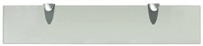 2 db lebegő üvegpolc 50 x 10 cm 8 mm