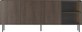 Dunari komód 220 cm négyajtós - dunin tölgy