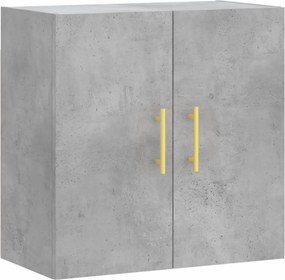vidaXL betonszürke szerelt fa faliszekrény 60 x 31 x 60 cm