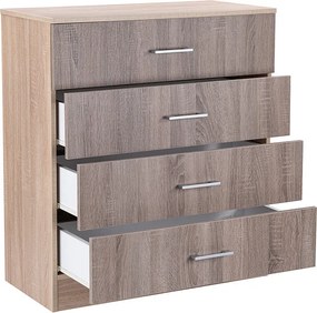 Miami komód 4 fiókos 80x92 cm yorki tölgy-sonoma tölgy