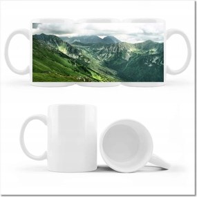 Bögre fényképpel Tátra Lengyel hegyek Kilátás