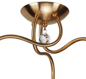 Felületre szerelhető csillár MIRANDA 3xE27/60W/230V arany