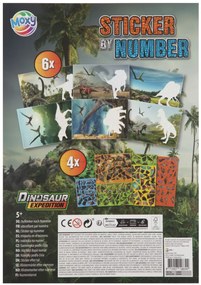 Dinoszaurusz Expedition puzzle matrica szett