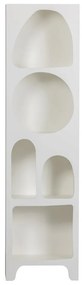 Fehér könyvespolc 48x180 cm Caz – WOOOD
