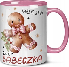 Karácsonyi Bögre Muffin Mikulás Ajándékok Nagymama Nagynéni Anya Név